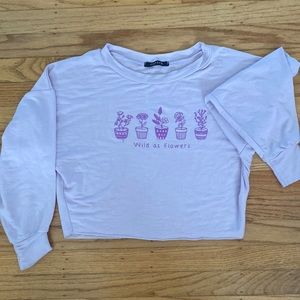 Purple Papaya crop top